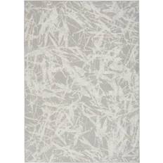 Calvin Klein Abstract Machine Woven Grey Ivory Rug 160 x 221 cm White, Beige 160x221cm