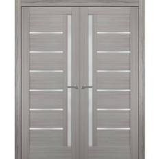 Sarto Solid French Double Interior Door Clear Glass S 0502-Y R (x)