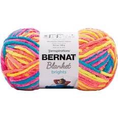 Yarnspirations Bernat Neon Mix Yarn Blanket Brights