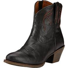 Femme - Noir Chaussures d'Équitation Ariat Bottes Western En Cuir Femme Darlin