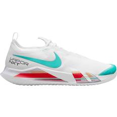 Men - Red Racket Sport Shoes Nike Court React Vapor NXT 'White Washed Teal Red'