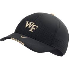 Nike Beanies Nike Men's Forest Demon Deacons Black AeroBill Swoosh Flex Classic99 Football Hat