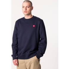 Herre - Naturfarvet - Sweatshirts Sweatere Wood Wood Men's Tye Sweatshirt Blue/Dark Shade/Navy/7000 Navy