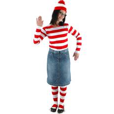 Elope Where's Waldo Wenda Costume Kit M/L