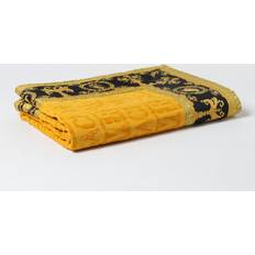 Or Serviettes Versace Home Cotton Terry Beach Towel Serviette de bain Or