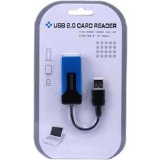 Monoprice 10 in 1 mini USB 2.0 Card Reader SD/MS/micro SD