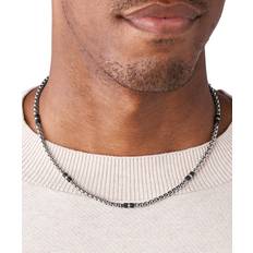 Fossil Men Necklaces Fossil Men's Stainless Steel Men's Necklace, Color: Silver Model: JF03314040