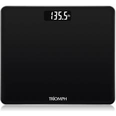 Black Bathroom Scales Triomph Digital body weight bathroom tempered glass slim