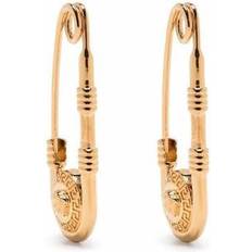 Versace Gold Safety Pin Earrings Gold UNI