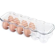 mDesign Stackable Covered Egg Ice Cube Tray