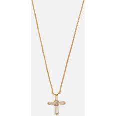 Collane Crystal Haze Cross Gold-Plated Necklace