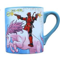 Tazze Silver Buffalo Marvel Comics Deadpool Best Mug Ever Ceramic Mug 14 Ounces Tazza