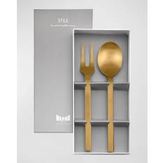 1 pcs Cutlery Sets Mepra Stile Gift Boxed 2 Piece Serving Set Juego de cubiertos