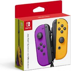 Game-Controllers Nintendo schalter joy-con kabelloser controller neon lila und neon orange japan