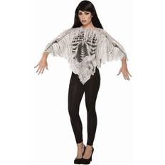 Forum Novelties Tattered Skeleton Poncho Women's Costume