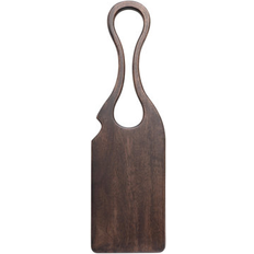 Storied Home 20.5" Dark Wood Charcuterie Chopping Board