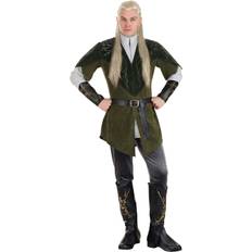 FUN.COM Men's Legolas Lord of the Rings Fancy Dress Costume Gray/Green