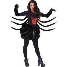 Fun Costumes Women's Plus Black Widow Spider Costume Black/Red 2X