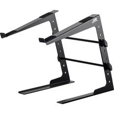 Monoprice Stage Right DJ Laptop Stand with Adjustable Height Black