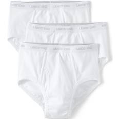 Lands' End Men's Underwear Lands' End Men's 3-Pack Knit Briefs, Medium, White