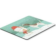 Mouse Pads Caroline's Treasures CK2045MP German Shorthair Snowman Christmas Mouse Pad