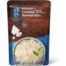 Natural Rice & Grains Good & Gather 90 Second Coconut Basmati Rice Microwavable 8.8oz 1