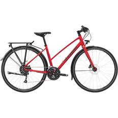 Women City Bikes Trek FX 2 Disc Equipped Stagger 2023 L - Satin Viper Red Women's Bike