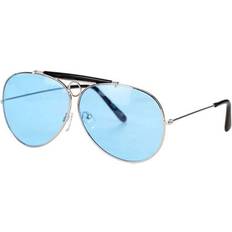 Police Glasses Silver & Black