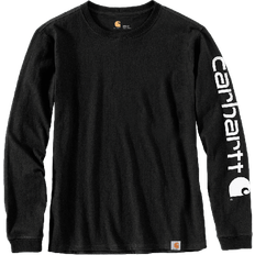 Carhartt Mujer Camisetas Carhartt Women's Graphic Heavyweight Long-Sleeve T-shirt - Black