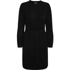 Pieces Women's Pcjuliana LS Roll Neck Knit Dress - Black