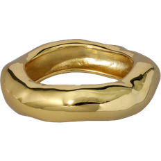 Alexis Bittar Large Molten Bangle Bracelet- Gold