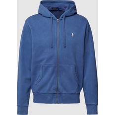 Ralph lauren full zip hoodie Polo Ralph Lauren Loopback Terry Full-Zip Hoodie - Light Navy Male