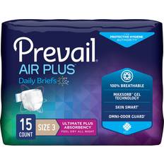 Prevail Breezers 360 Incontinence Briefs, Ultimate Absorbency, Count