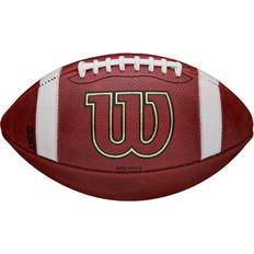 Wilson GST Dark Game Football - Inflated Bulk/Brown