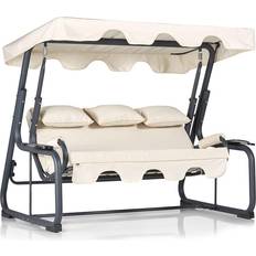Hanah Home Pihakeinu Linento Garden Vitis 3-istuttava Beige