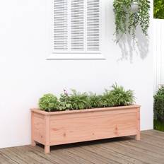 Raised Garden Beds vidaXL Garden Raised Bed 119.5 x 40 x 39 cm Solid Wood Douglas - Brown