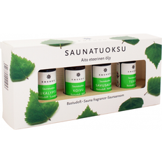 Saunaer Emendo Saunatuoksusetti puutelineessä 4 x 10 ml