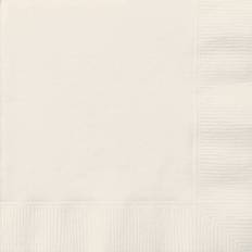 Unique 20 Ivory Beverage Napkins