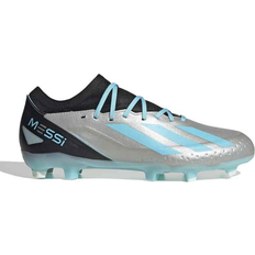 Adidas x crazyfast.1 Adidas X Crazyfast Messi.3 Firm Ground - Silver Metallic/Bliss Blue/Core Black