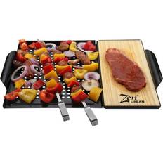 BBQ Accessories Zenport Grill Plank BBQ Topper Steel Brown/Gray, 2.0 D Wayfair Brown/Gray