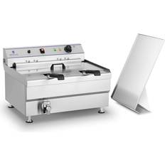 Friggitrici Royal Catering Friggitrice Per Pasticceria 2 Ceste-30 Litri-380 V