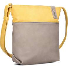 Zwei Jana J10 Crossbody bag grey/yellow