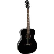 Recording King Acoustic Guitars Recording King Dirty 30S Series 7 000 Spruce-Whitewood Acoustic Guitar Matte Black