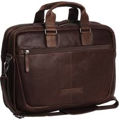 The Chesterfield Brand Computertasker The Chesterfield Brand Seth Briefcase dark brown