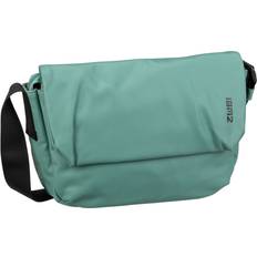 Syntetmaterial Messengerväskor Zwei Cargo CA60 Messenger bag green-blue