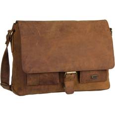 Messengertaschen Harold's Harold's Antico Kuriertasche braun