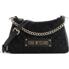 Kunstpelz Handtaschen Love Moschino Zwarte Crossbody Tas JC4135PP1HLB100A