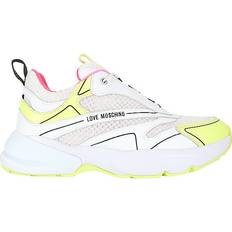 Love Moschino Skor Love Moschino Sneakers JA15025G1GIQ510A Bianco/Giallo 8059965754383 2638.00
