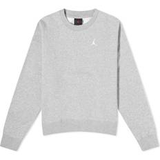 Jordan Donna Maglioni Jordan Brooklyn Fleece Crewneck Heather Grey Women's