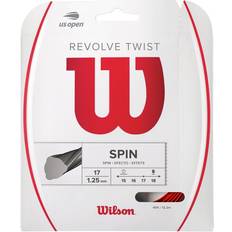 Rouge Cordes de badminton Wilson Revolve Twist 17 Tennis String Set 17G